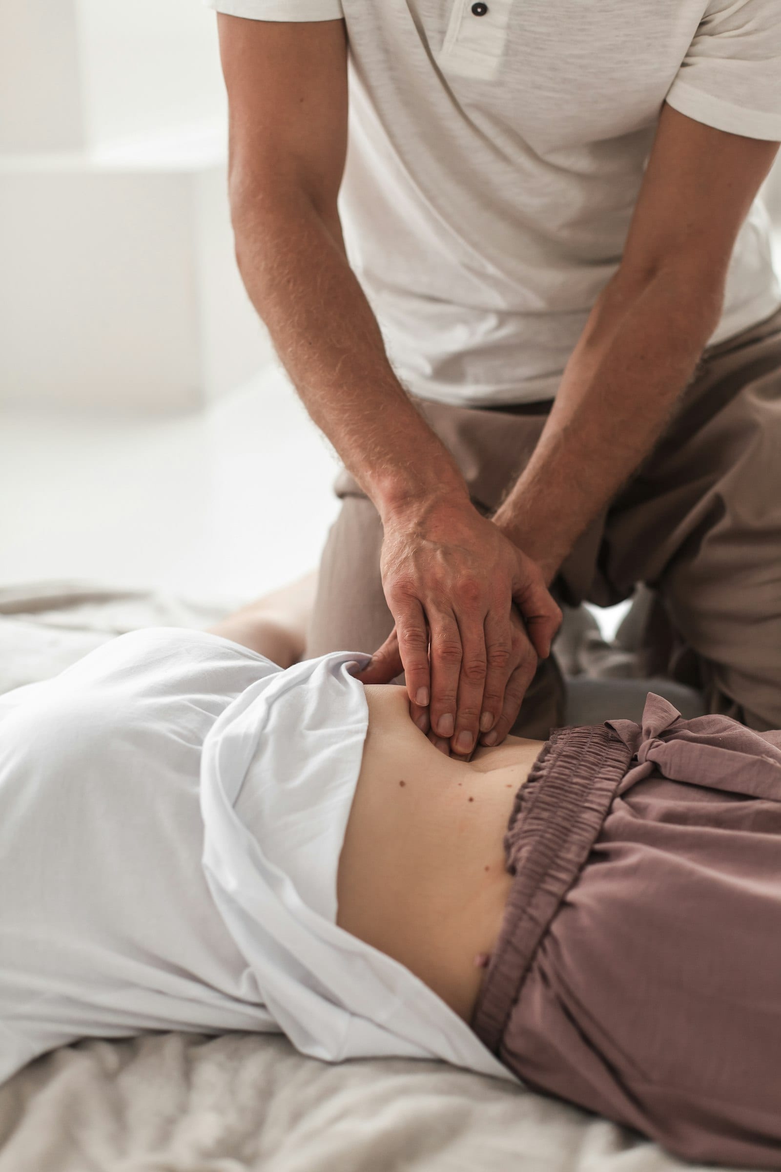 Chiropractic adjustment of the upper spine